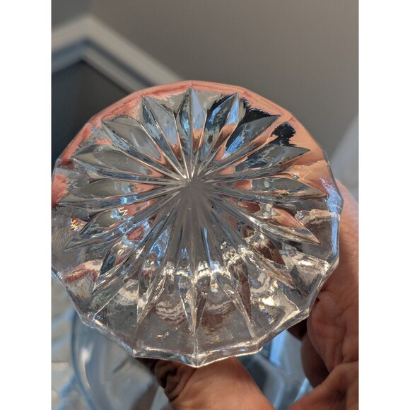 Vintage Duncan & Miller 1930s 10" Glass Decanter Etched Ducks Glass Stopper - Picture 6 of 16